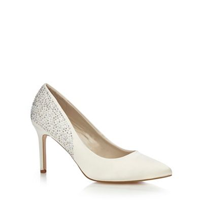 Debut Ivory studded high court shoes